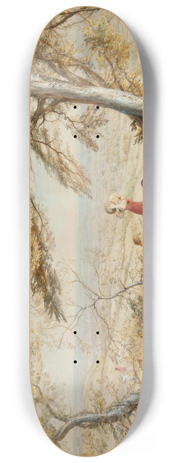 Samuel Palmer - The rustic dinner 8.25 inch art skate deck