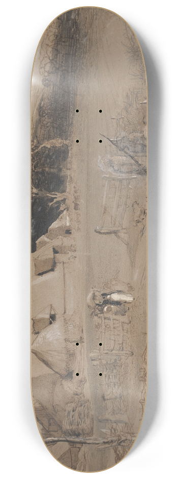 Samuel Palmer - The Valley of Vision 8.25 inch art skate deck