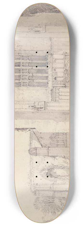 Samuel Prout - Bolton Abbey 8.25 inch art skate deck