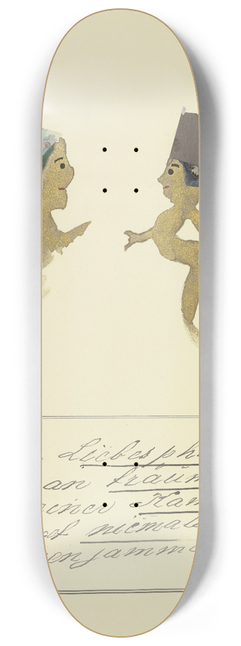 John Elsas - Nur die Liebesphantasie  8.25 inch art skate deck