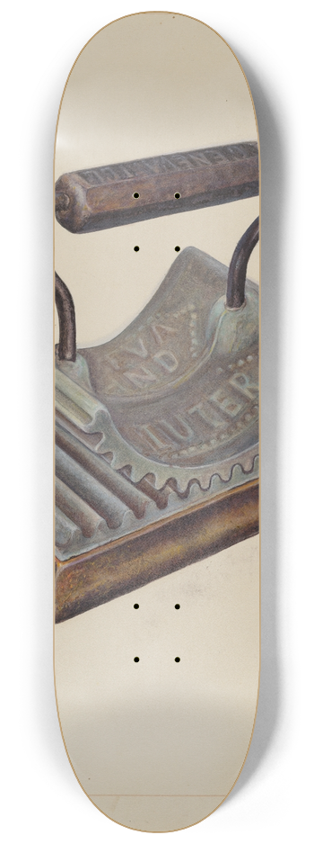 Samuel W. Ford - Hand Fluting Iron 8.25 inch art skate deck