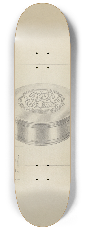 Sara Garfinkel - Silver Box 8.25 inch art skate deck