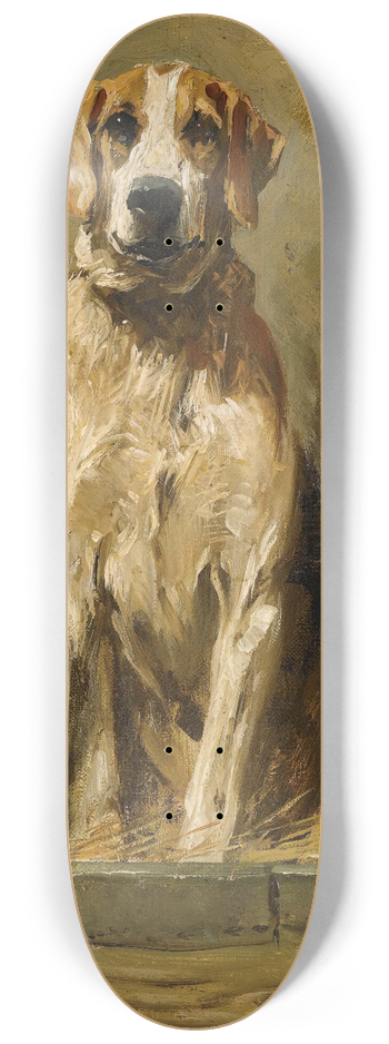 John Emms - Hound And Terrier In A Kennel 8.25 inch art skate deck