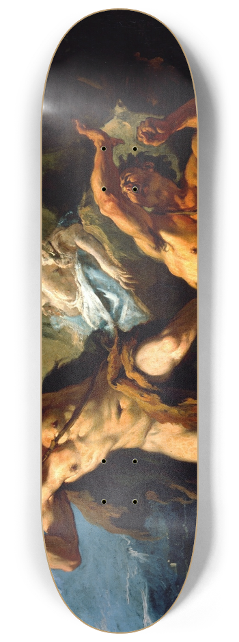 Sebastiano Ricci - Hercules Killing the Centaur Nessus 8.25 inch art skate deck