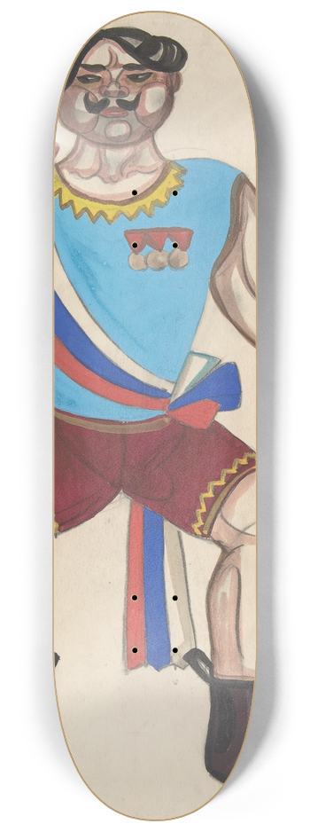 Sergey Yurievich Sudeikin - Champion strong man 8.25 inch art skate deck