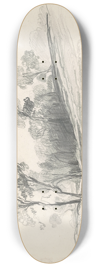 Seth Wells Cheney - Landscape 8.25 inch art skate deck