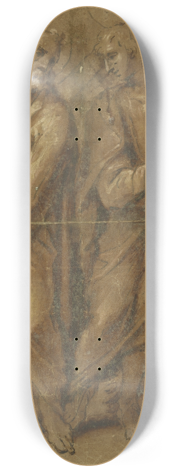 Sigismondo Caula - Saints Peter andJohn 8.25 inch art skate deck