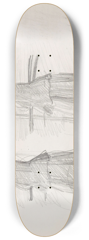 Signe Scheel - Avreise fra Antwerpen 8.25 inch art skate deck