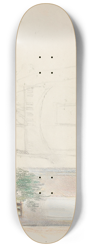 Signe Scheel - Hotel Sole Pompei 8.25 inch art skate deck