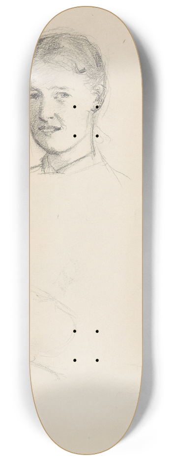 Signe Scheel - Kvinneportrett 8.25 inch art skate deck