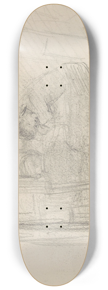 Signe Scheel - Lekselesing 8.25 inch art skate deck