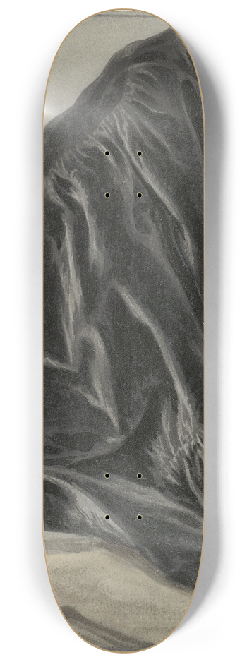 Simon Andreas Krausz - Draperiestudie 8.25 inch art skate deck