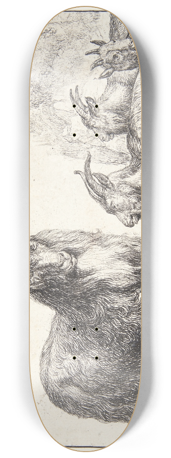 Simon de Vlieger - Fire geder 8.25 inch art skate deck