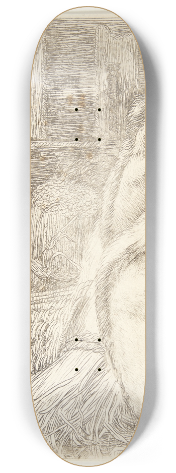 Simon de Vlieger - To grise 8.25 inch art skate deck