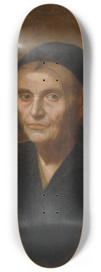 Simone Cantarini - Portrait of a widow 8.25 inch art skate deck