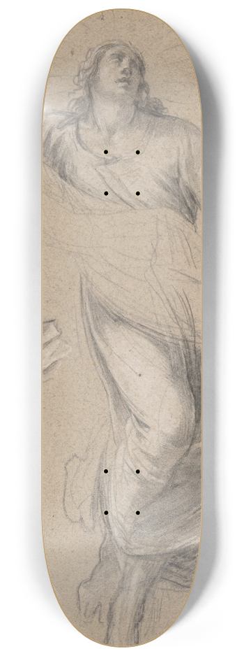 Simon Vouet - St. Louis in Glory 8.25 inch art skate deck