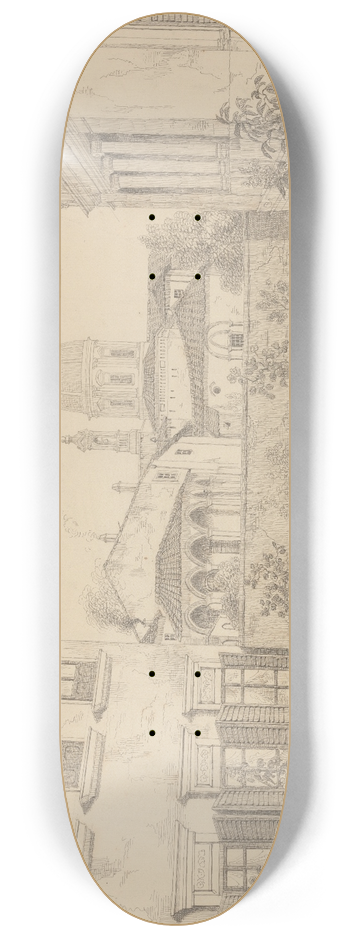 Sir Charles D'Oyly - Terrace, Casino Pecori 8.25 inch art skate deck