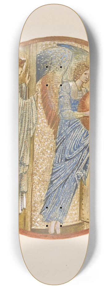 Sir Edward Coley Burne-Jones - Golden Gate 8.25 inch art skate deck
