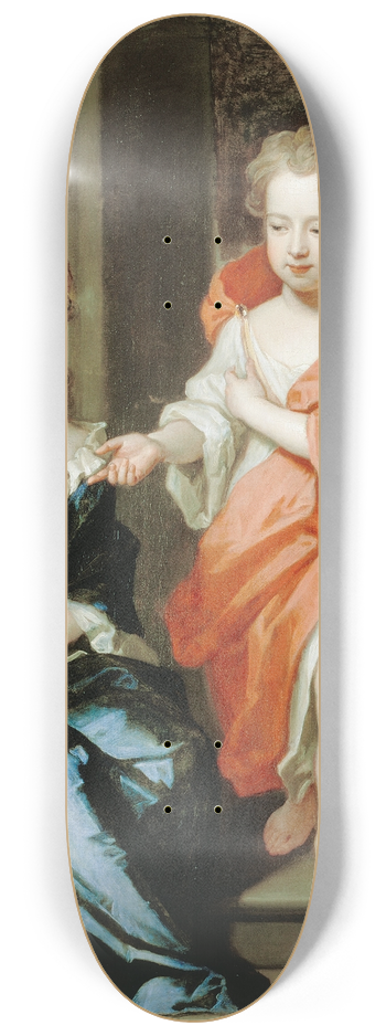 Sir Godfrey Kneller - The Howard Children 8.25 inch art skate deck