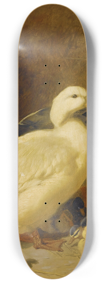 John Frederick Herring Snr. - Ducks And Ducklings 8.25 inch art skate deck