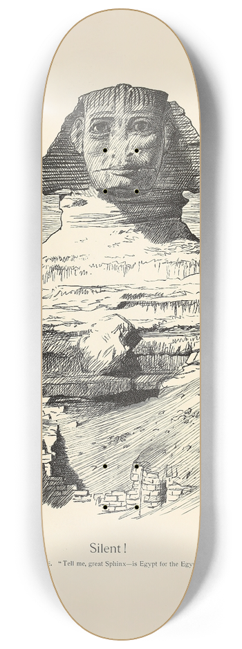 Sir John Tenniel - Silent! 8.25 inch art skate deck
