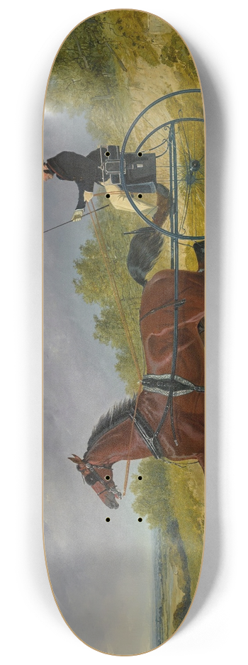 John Frederick Herring Snr. - The Famous TrotterConfidenceDrawing A Gig 8.25 inch art skate deck