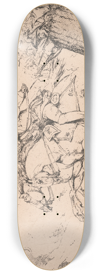 Sir Robert Kerr Porter - Charge 8.25 inch art skate deck