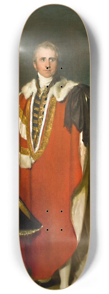 Sir Thomas Lawrence - Lord Amherst 8.25 inch art skate deck