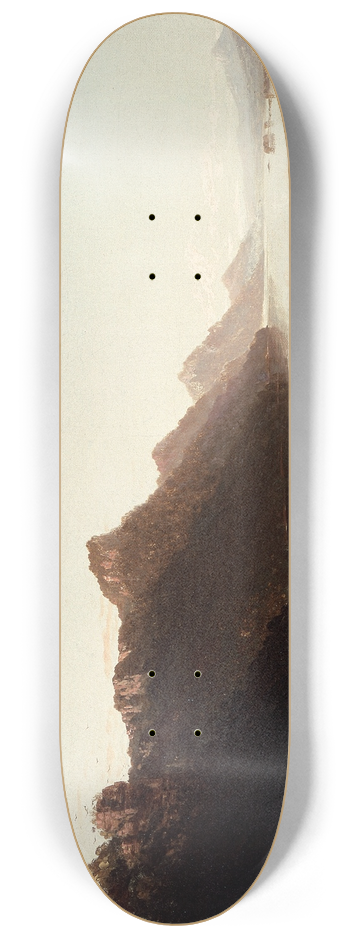 John Frederick Kensett - View on the Upper Mississippi 8.25 inch art skate deck