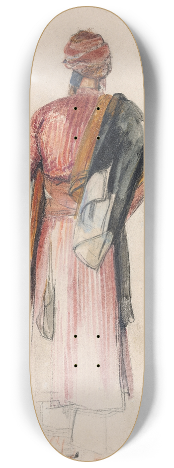 John Frederick Lewis - A Bedouin 8.25 inch art skate deck