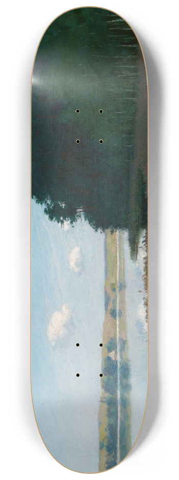 Stanisaw Witkiewicz - Lake with Water-Lilies 8.25 inch art skate deck