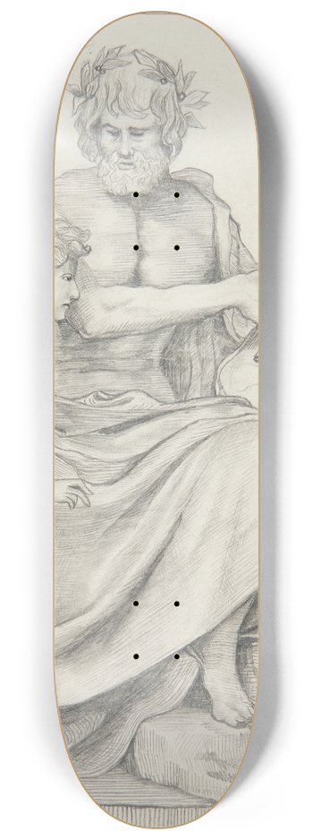 Stanisaw Wyspiaski - Anakreon uczy Erosa muzyki 8.25 inch art skate deck