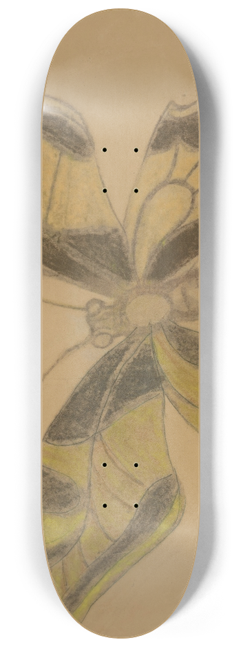Stanisaw Wyspiaski - Butterfly (Old World Swallowtail) 8.25 inch art skate deck