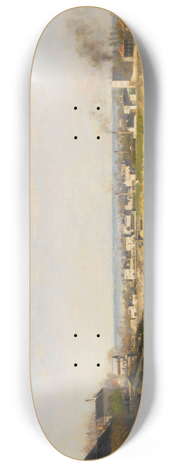 Stanislas Lpine - La Seine Devant Saint-Denis 8.25 inch art skate deck