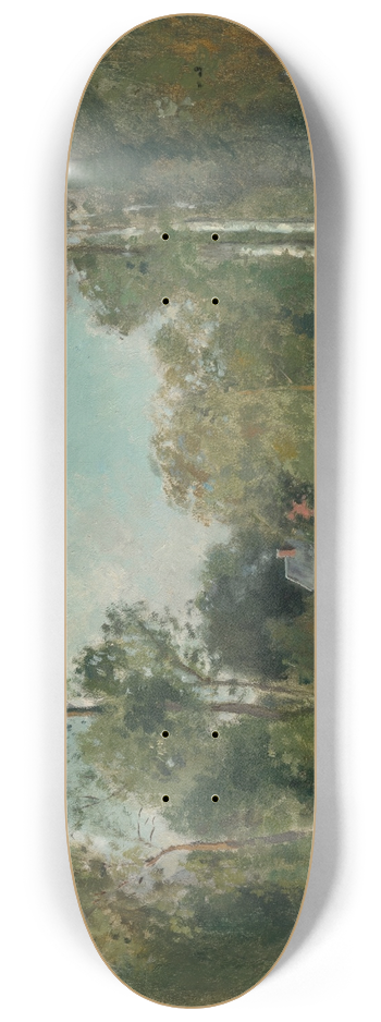 Stanislas Lpine - Paysage bois 8.25 inch art skate deck