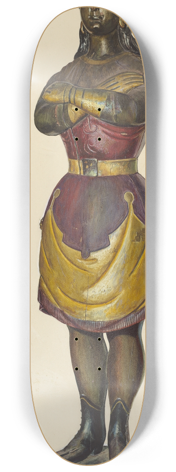 Stanley Mazur - Cigar Store Indian 8.25 inch art skate deck