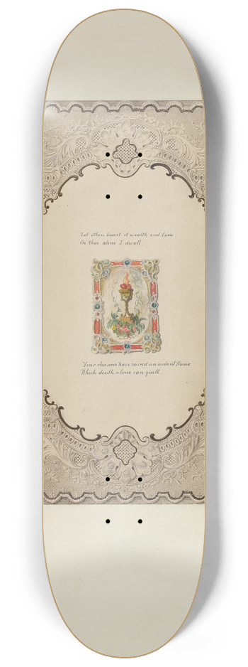 Stella Mosher - Valentine 8.25 inch art skate deck