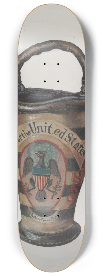 Stewart Wheeler - Fire Bucket 8.25 inch art skate deck