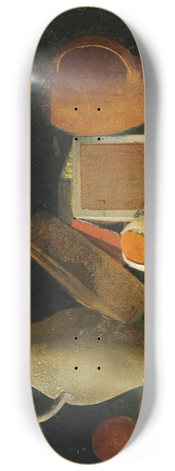 John Frederick Peto - Jug, Book, Box And Mug 8.25 inch art skate deck