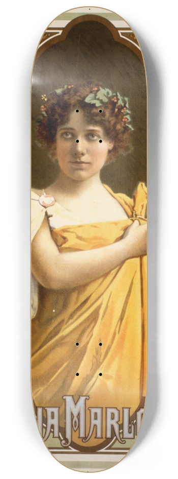 Strobridge & Co. Lith. - Julia Marlowe 8.25 inch art skate deck