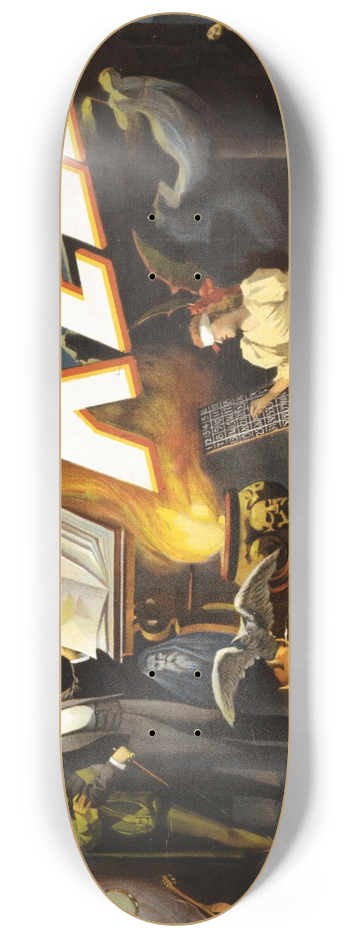 Strobridge & Co. Lith. - Kellar 8.25 inch art skate deck