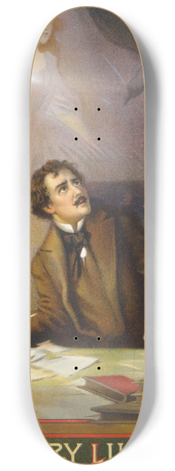 Strobridge & Co. Lith. - Mr. Henry Ludlowe in The raven 8.25 inch art skate deck