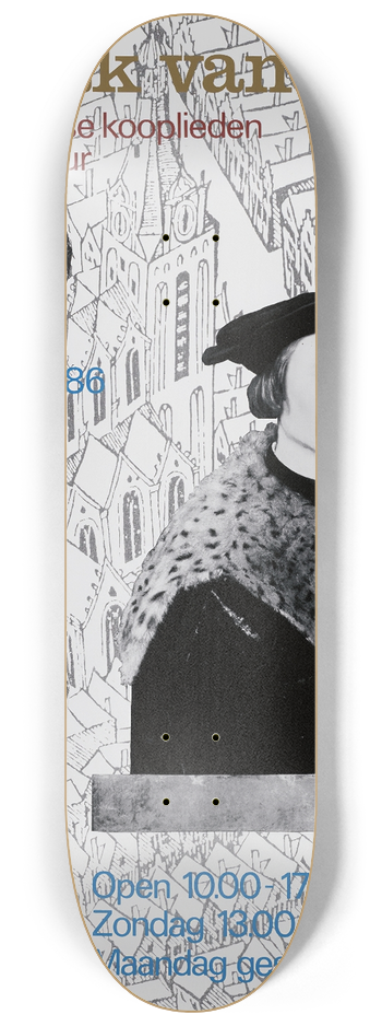 Studio Dumbar - affiche voor tentoonstelling De smaak van de elite 8.25 inch art skate deck