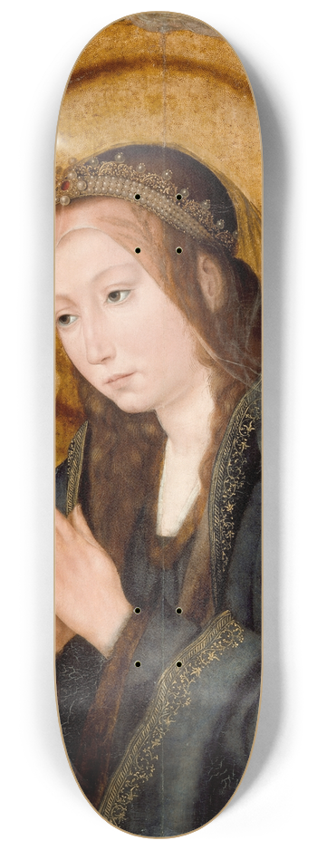 Studio of Quentin Massys - Virgin in Adoration 8.25 inch art skate deck