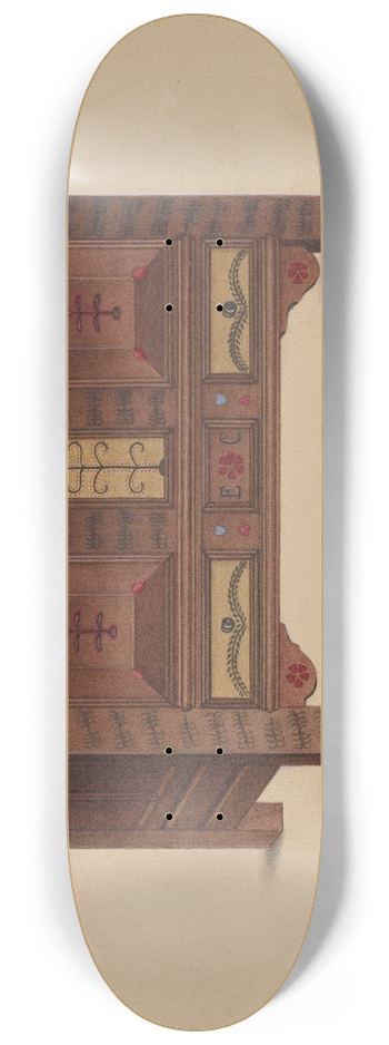 Sumner Merrill - Painted Chest 8.25 inch art skate deck