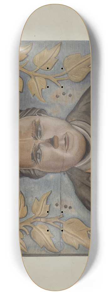 Sumner Merrill - Stern Board Carving 8.25 inch art skate deck