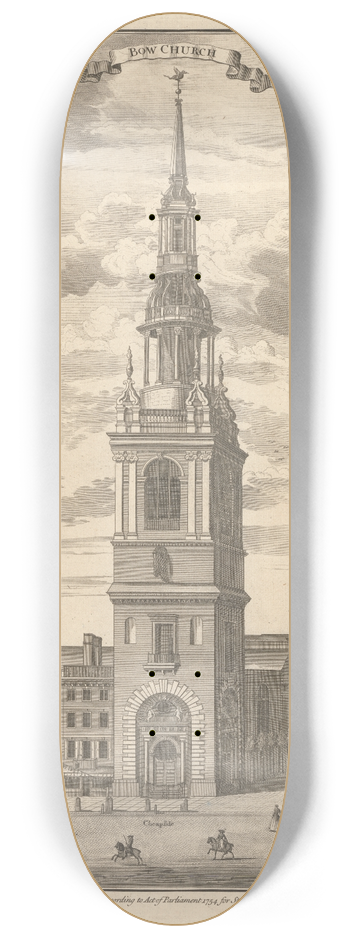 Sutton Nicholls - Bow Church 8.25 inch art skate deck