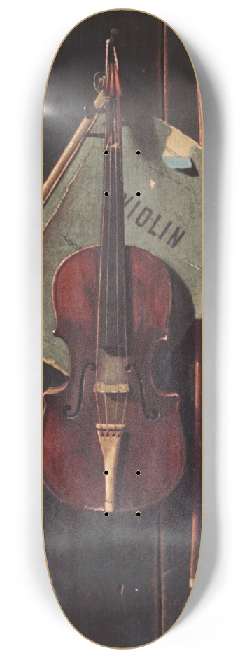 John Frederick Peto - The Old Cremona 8.25 inch art skate deck
