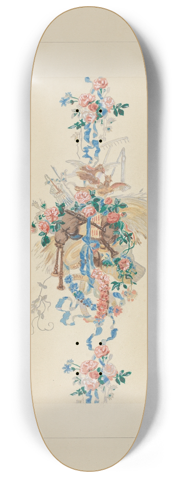 John Garay - Wall Paper 8.25 inch art skate deck