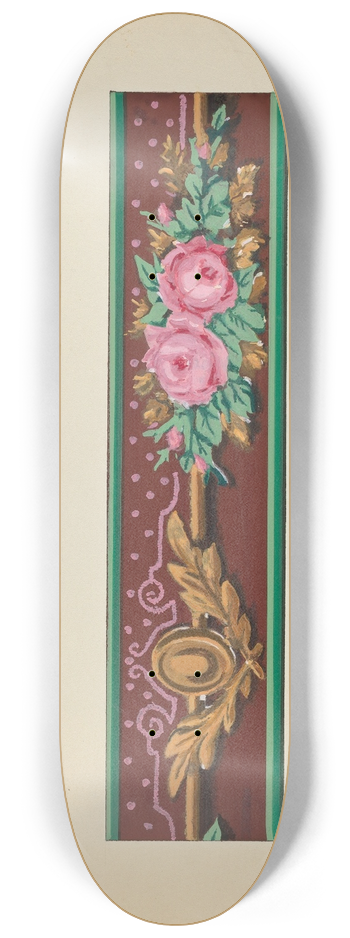 John Garay - Wall Paper Border 8.25 inch art skate deck
